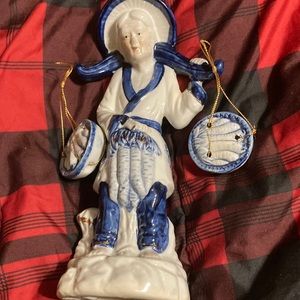 Vintage Ceramic Asian Woman